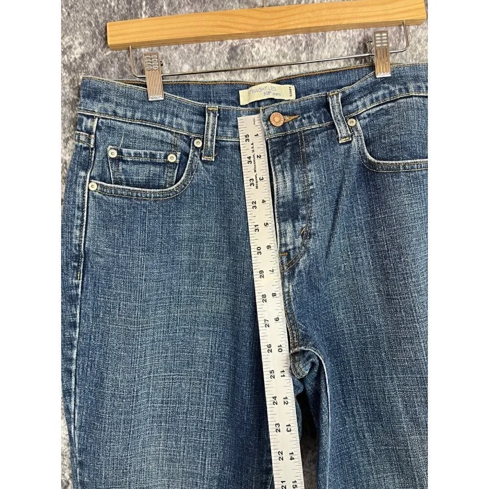 Levi's Straight Leg 505 Blue‎ Jeans Pants Women's 12S